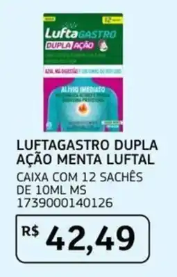 Assaí Atacadista Luftagastro dupla ação menta luftal oferta