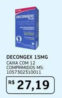 Assaí Atacadista decongex 15mg oferta