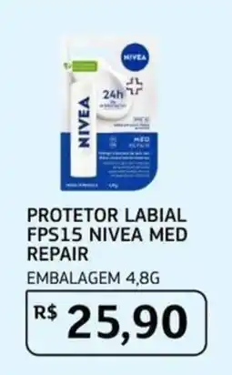 Assaí Atacadista protetor labial fsp15 nivea med repair oferta