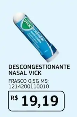 Assaí Atacadista descongestionante nasal vick oferta