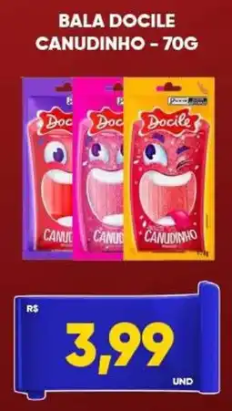 Tatico Bala docile canudinho oferta
