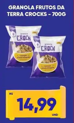 Tatico Granola frutos da terra crocks oferta