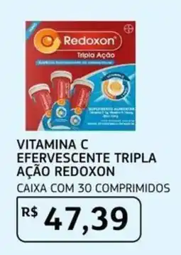 Assaí Atacadista vitamina c efervescente tripla ação redoxon oferta