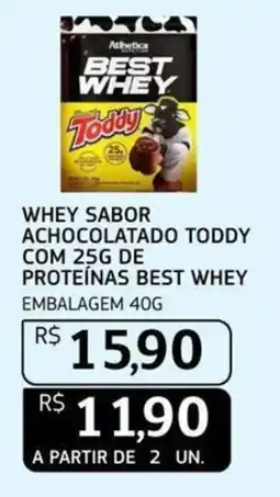 Assaí Atacadista Whey sabor achocolatado toddy oferta