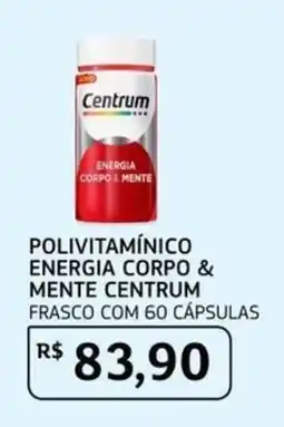 Assaí Atacadista Polivitamínico energia corpo & mente centrum oferta