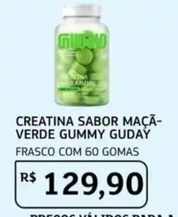 Assaí Atacadista Creatina sabor maçã-verde gummy guday oferta
