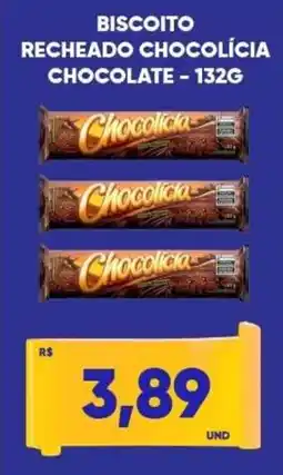Tatico Biscoito recheado chocolícia chocolate oferta