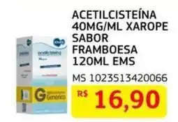 Assaí Atacadista Acetilcisteína xarope sabor framboesa oferta
