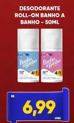 Tatico Desodorante roll-on banho a banho oferta