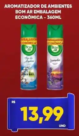 Tatico Aromatizador de ambientes bom ar embalagem econômica oferta