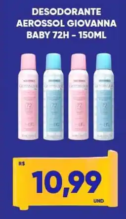 Tatico Desodorante aerossol giovanna baby 72h oferta