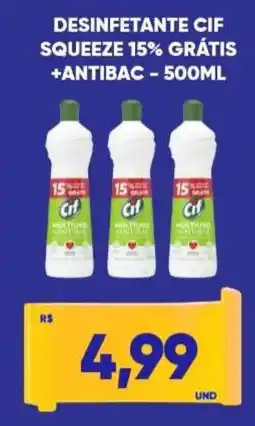 Tatico Desinfetante cif squeeze oferta