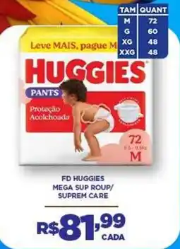 DB Supermercados Huggies pants oferta