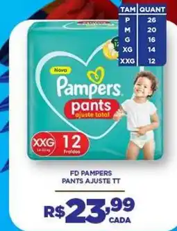 DB Supermercados Pampers pants ajuste total oferta