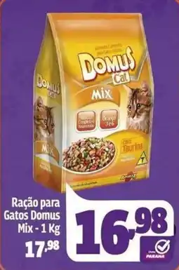 Paraná Supermercados Ração para Gatos Domus Mix oferta