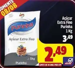 Paraná Supermercados Açúcar extra fino purinha oferta