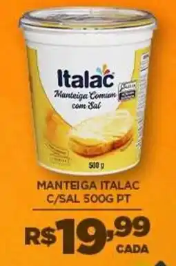 DB Supermercados Manteiga italac c/sal oferta