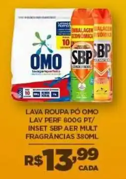 DB Supermercados Lava roupa pó omo oferta