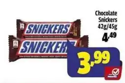 Paraná Supermercados Chocolate snickers oferta