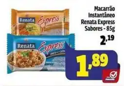 Paraná Supermercados Macarrão instantâneo renata express sabores oferta