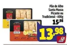 Paraná Supermercados Pão de Alho Santa Massa Picante ou Tradicional oferta