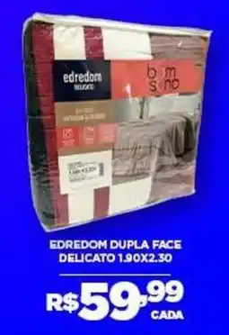 DB Supermercados Edredom dupla face delicato oferta