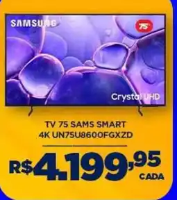 DB Supermercados tv 75 samsung smart oferta