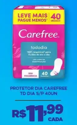 DB Supermercados protetor dia carefree td dia s/p oferta