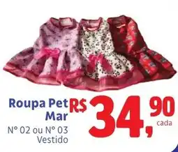 Camiño supermercados roupa pet mar oferta