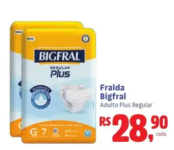 Fralda bigfral adulto plus regular