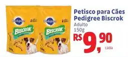 Camiño supermercados Petisco para Cães Pedigree Biscrok Adulto oferta