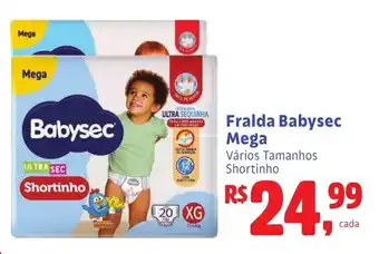 Fralda babysec mega