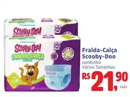 Camiño supermercados Fralda-calça scooby-doo oferta