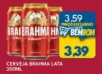 Cerveja brahma lata