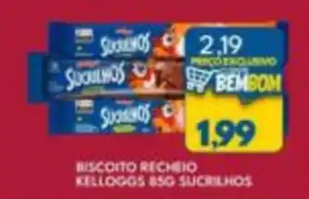 Biscoito recheio kelloggs 85g sucrilhos