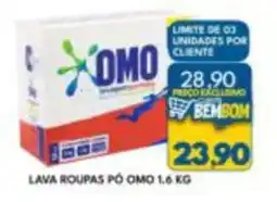 Rancho Bom Supermercados lava roupas pó omo oferta