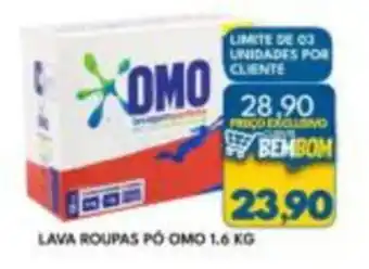 Lava roupas pó omo