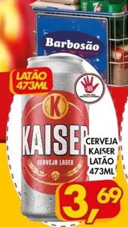 Barbosão Extra Supermercados Cerveja lager kaiser oferta
