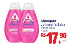 Camiño supermercados Shampoo Johnson's Baby Vários Tipos oferta