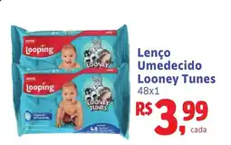 Camiño supermercados Lenço Umedecido Looney Tunes oferta