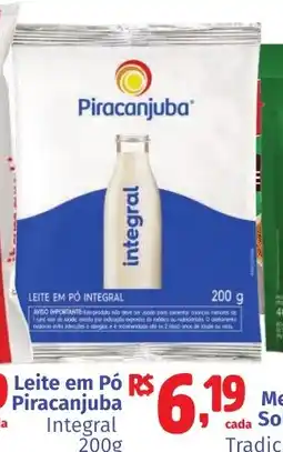 Camiño supermercados Leite em Pó Piracanjuba Integral oferta