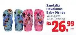 Camiño supermercados Sandália Havaianas Baby Disney oferta