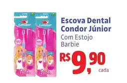 Camiño supermercados Escova Dental Condor Júnior Com Estojo Barbie oferta