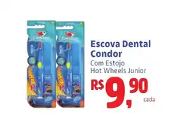 Camiño supermercados Escova Dental Condor Com Estojo Hot Wheels Junior oferta