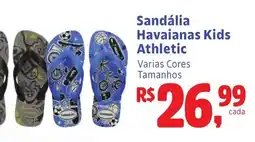 Camiño supermercados Sandália Havaianas Kids Athletic oferta