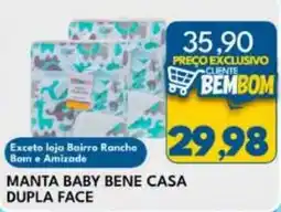 Rancho Bom Supermercados Manta baby bene casa dupla face oferta