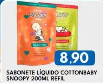 Sabonete líquido cottonbaby snoopy