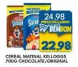 Rancho Bom Supermercados cereal matinal kelloggs chocolate/original oferta