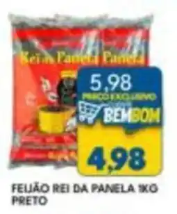 Rancho Bom Supermercados Felijão rei da panela preto oferta