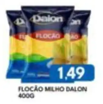 Rancho Bom Supermercados Flocão milho dalon oferta